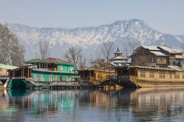Image of Houseboat on Dal Lake in Kashmir